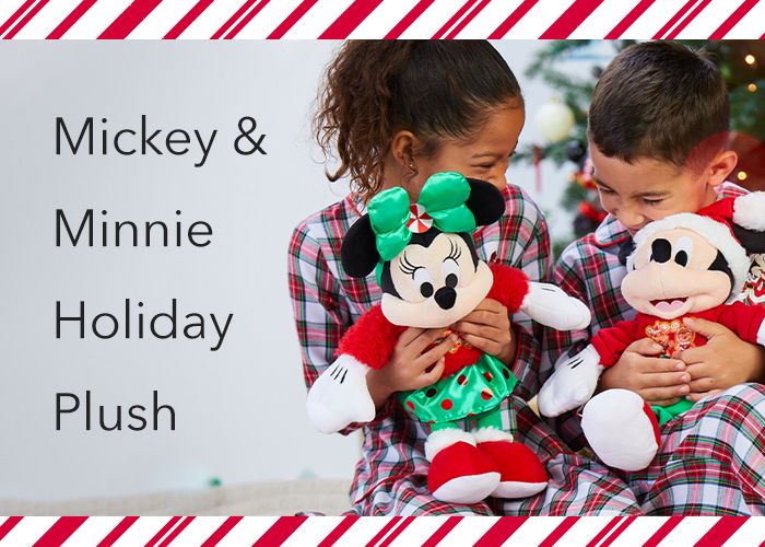 Mickey & Minnie Holiday Plush