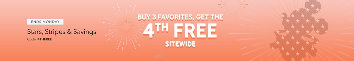 Buy 3 Favorites, Get the 4th FREE Sitewide with Code: 4THFREE. Ends Monday