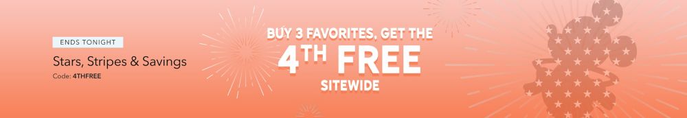 Buy 3 Favorites, Get the 4th FREE Sitewide with Code: 4THFREE. Ends Tonight