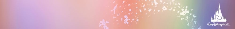 Background image of Walt Disney World 50th Anniversary